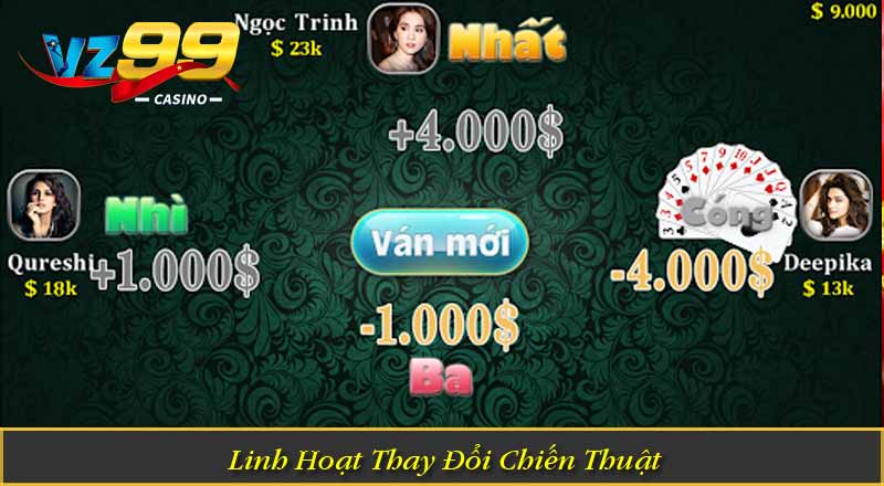 Tiến Lên Miền Nam – Mẹo Và Chiến Thuật Giúp Thắng Lớn 7 Linh Hoạt Thay Đổi Chiến Thuật