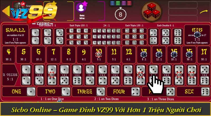 Sicbo Online – Game Đỉnh VZ99 Với Hơn 1 Triệu Người Chơi 10 Sicbo Online – Game Đỉnh VZ99 Với Hơn 1 Triệu Người Chơi